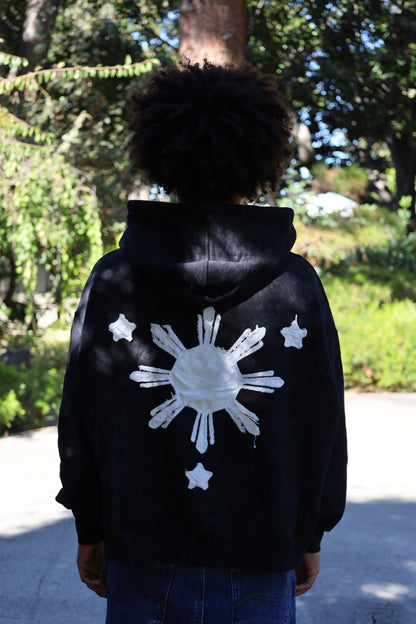 “BLACK” FILIPINO STAR HOODIE